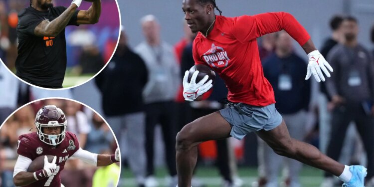 Ranking the top 10 wide receivers in the 2026 NFL Draft