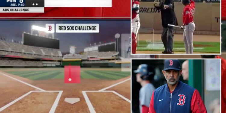 Red Sox's latest disaster includes awful ABS challenge