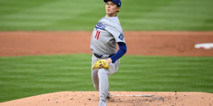 Dodgers pitcher Roki Sasaki