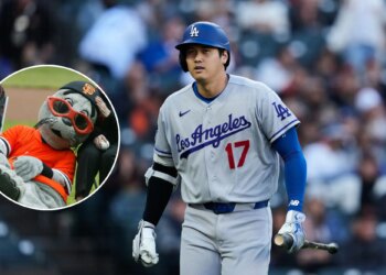 Shohei Ohtani vs Lou Seal: Dodgers star trolled by Giants mascot
