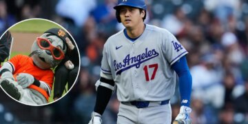 Shohei Ohtani vs Lou Seal: Dodgers star trolled by Giants mascot