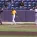 St. Thomas pitcher Nolan Kemp (r.) is called for a walk-off balk in the 21st inning, giving Northern Colorado an 8-7 win on April 18, 2026.