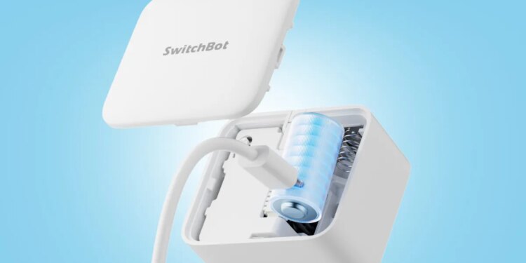 SwitchBot’s button-pressing robot is now available with a rechargeable battery