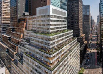 Exterior rendering of 850 Third Avenue.