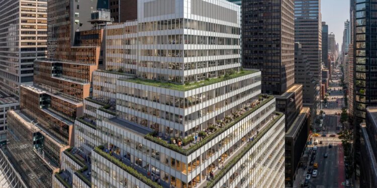 Exterior rendering of 850 Third Avenue.