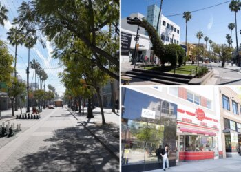 Third Street Promenade’s occupancy map tracks all store closures