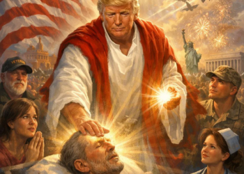 Trump’s posting even more AI-generated Trump-Jesus fanart