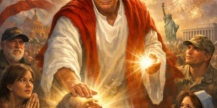 Trump’s posting even more AI-generated Trump-Jesus fanart