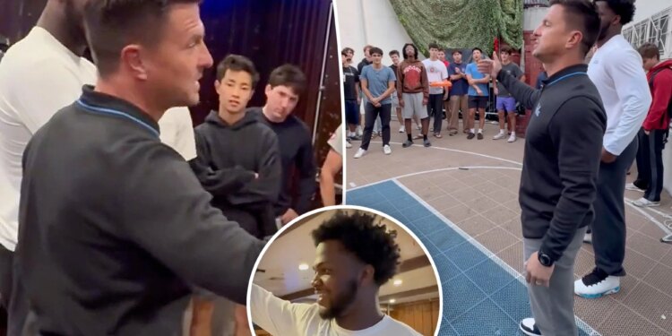 UCLA coach Bob Chesney delivers pizza to on-campus frat houses