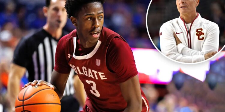 USC men's basketball snags former Colgate guard Jalen Cox