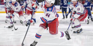 What Gabe Perreault is prioritizing after Rangers breakout