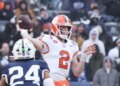 The Jets traded up to take Clemson quarterback Cade Klubnik in the 2026 NFL Draft.