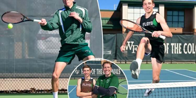 William Floyd's Vidal Macchia chasing best of both worlds in tennis and running