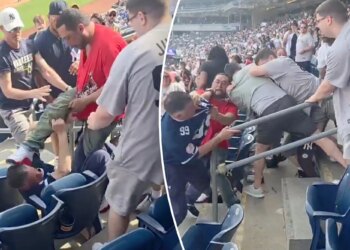 Yankee Stadium brawl only gets more wild as new footage of fan being stomped emerges
