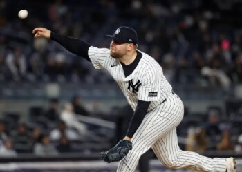 Yankees closer David Bednar took the loss on April 8, 2026.