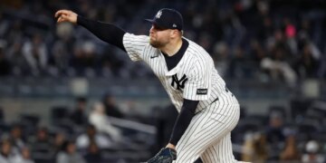 Yankees closer David Bednar took the loss on April 8, 2026.