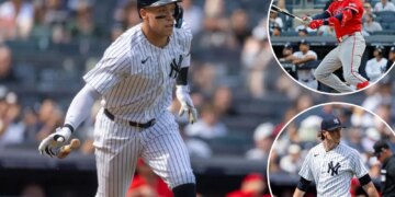 Yankees can't keep up with Angels' bats in lopsided loss