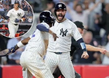 Yankees rally in ninth for wild walk-off win over Angels