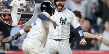 Yankees rally in ninth for wild walk-off win over Angels