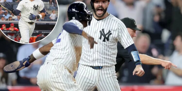 Yankees rally in ninth for wild walk-off win over Angels
