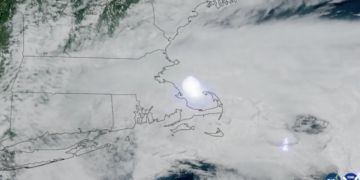 A meteor exploded off the coast of Boston