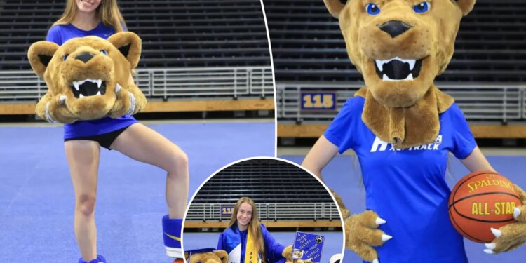 Allison Reid lived double life at Hofstra as cross country runner, mascot
