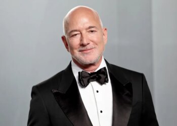 Jeff Bezos attending the 2026 Vanity Fair Oscar Party.