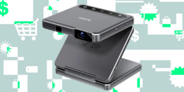 Aurzen’s teeny tiny tri-fold projector is on sale for 40 percent off