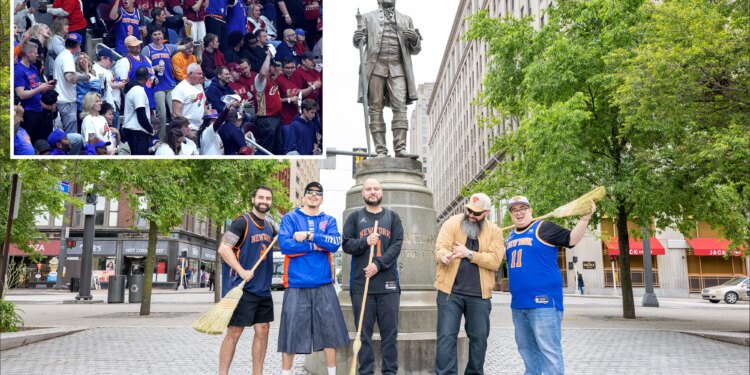 Bargain-hunting Knicks fans invade Cleveland on eve of Game 4 of NBA conference finals