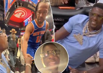 Boosie raps about Jalen Brunson after courtside run-in during Knicks romp