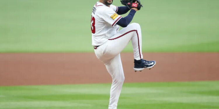 Atlanta Braves starting pitcher Martin Perez.