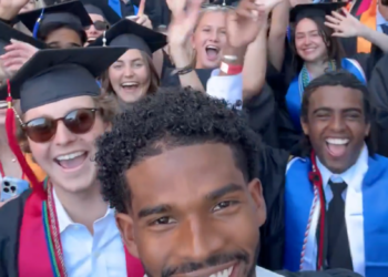 Shedeur Sanders at Colorado graduation