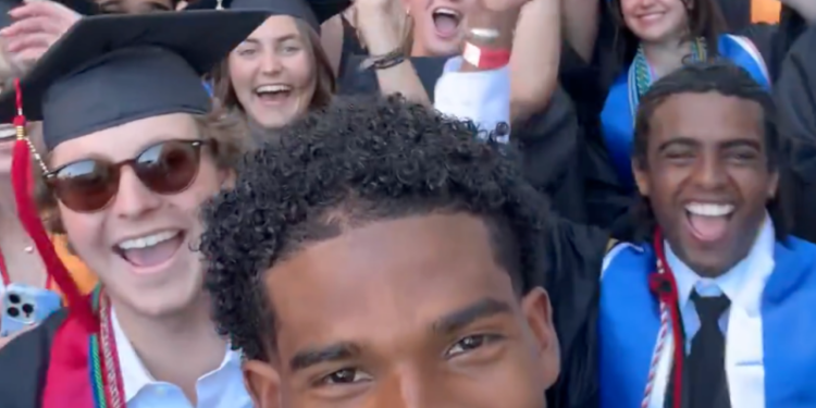 Shedeur Sanders at Colorado graduation
