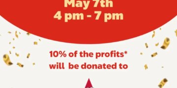 Advertisement for Circle K's Fuel Day on May 7th from 4 pm to 7 pm, stating 10% of profits will be donated to Fallen Patriot College for Their Children.