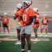 Sam Houston State defensive back William Davis in uniform.