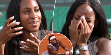 Coco Gauff in car crash on way to French Open that left vehicle ‘not drivable’
