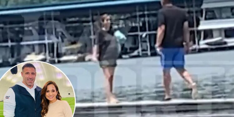 Dianna Russini-Mike Vrabel boat trip video emerges with NFL insider visibly pregnant