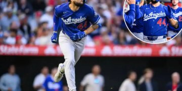 Dodgers rout Angels in emergency bullpen game