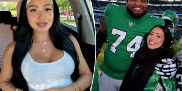 Eagles' Super Bowl winner kicked me out while I'm 8 months pregnant: ex-girlfriend