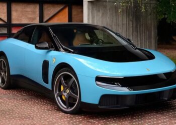 Ferrari reveals its first EV, with design help from Jony Ive