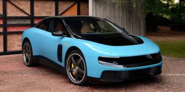 Ferrari reveals its first EV, with design help from Jony Ive