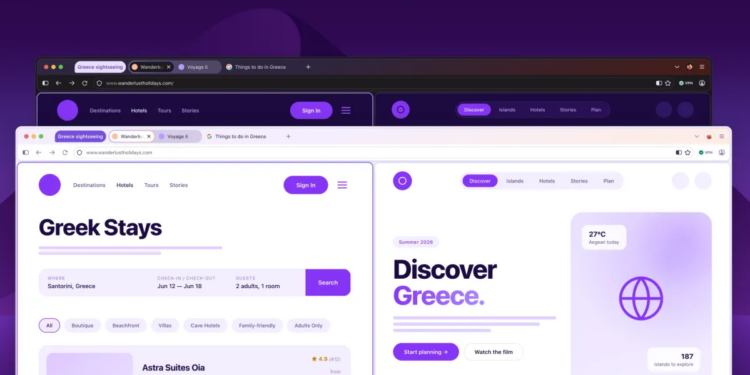 Firefox is working on a rounded redesign with easy-to-find controls for privacy and AI