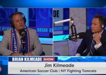 American Soccer Club NY GM Jim Kilmeade (left)
