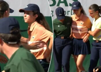 French Open ball girl exits match due to sweltering heat in worrying scene