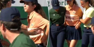 French Open ball girl exits match due to sweltering heat in worrying scene
