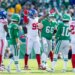 New York Giants defensive tackle Roy Robertson-Harris (95) reacts after a missed field goal against the Philadelphia Eagles.