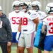 John Harbaugh (l.) and the Giants won't have joint practices with the Jets this summer.