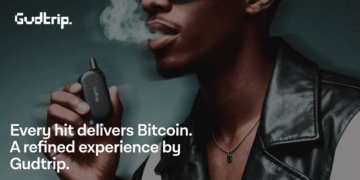 An ad for the Gudtrip vape