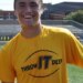 Charlie Kirk in high school following a football practice.
