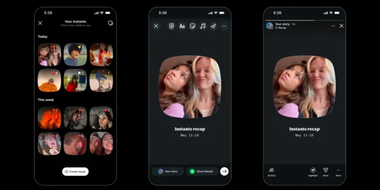 Instagram hits the copy button again with new disappearing Instants photos